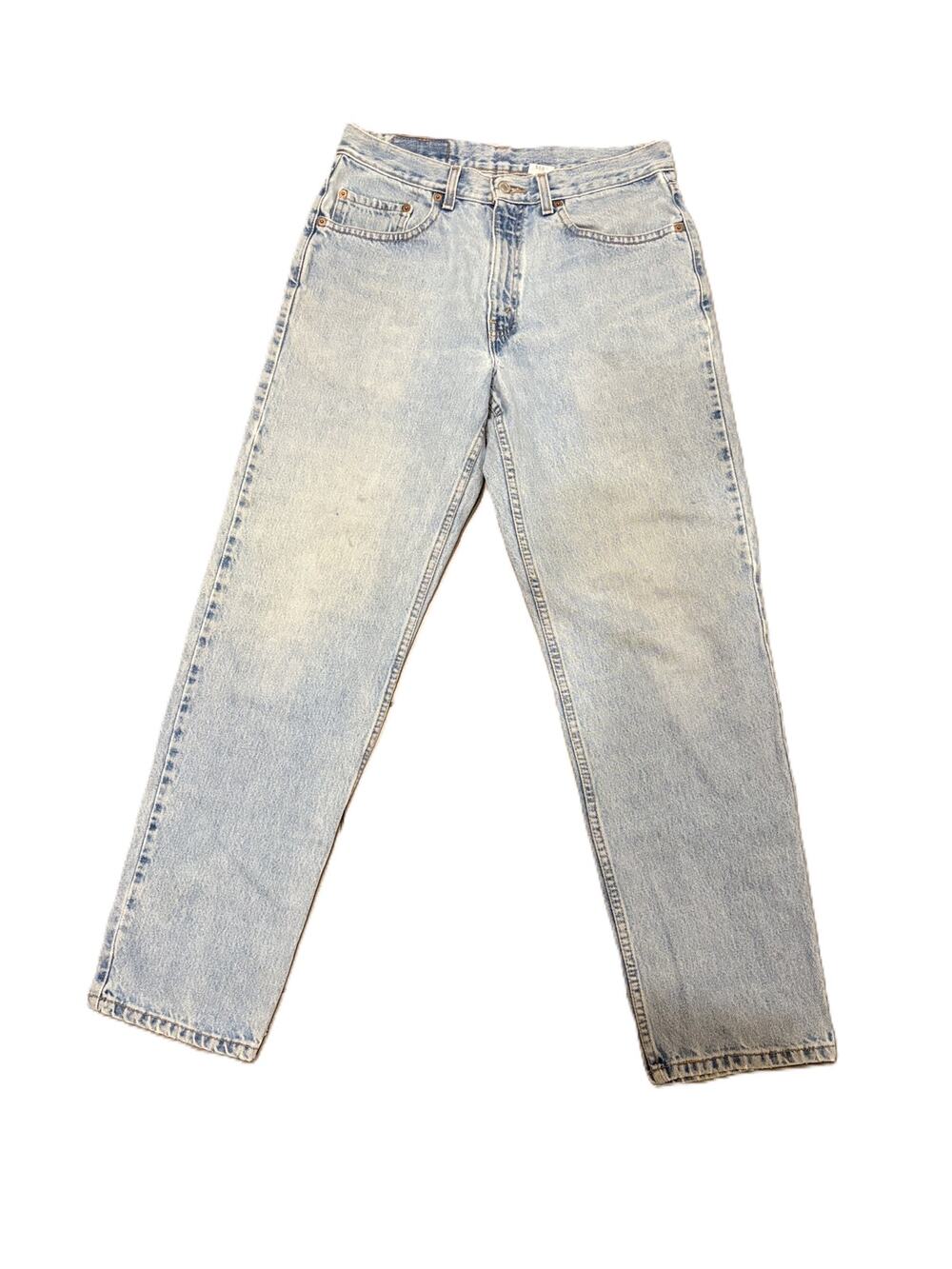 Levi's Y2K Vintage 2000 550 Relaxed Fit Light Wash Denim Jeans Size W33 L32